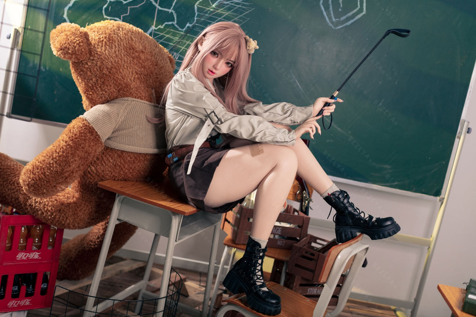 Bambola del sesso Convallaria (Bezlya Doll 155 cm Coppa B 2.1 Silicone)