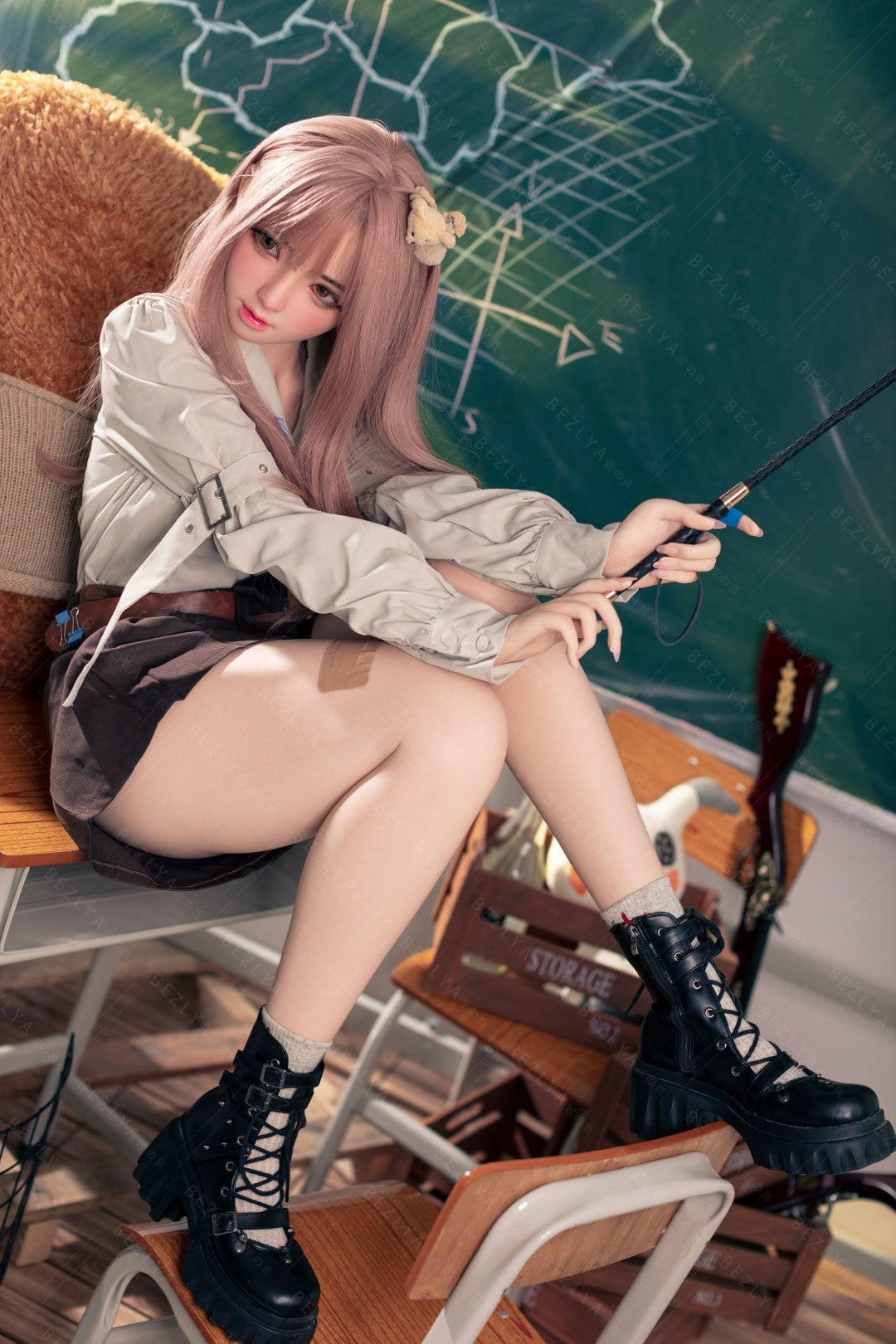 Bambola del sesso Convallaria (Bezlya Doll 155 cm Coppa B 2.1 Silicone)