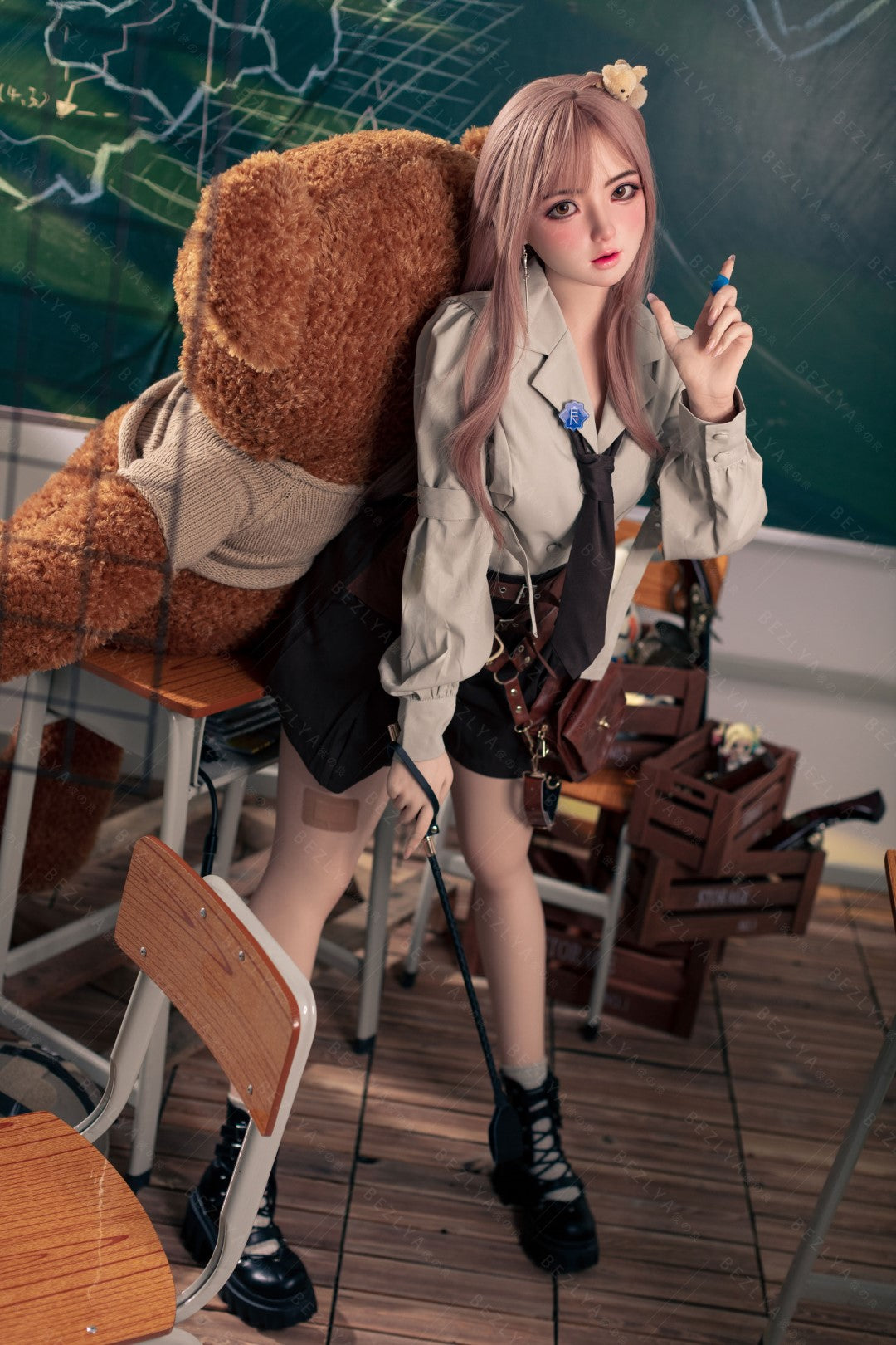 Bambola del sesso Convallaria (Bezlya Doll 155 cm Coppa B 2.1 Silicone)