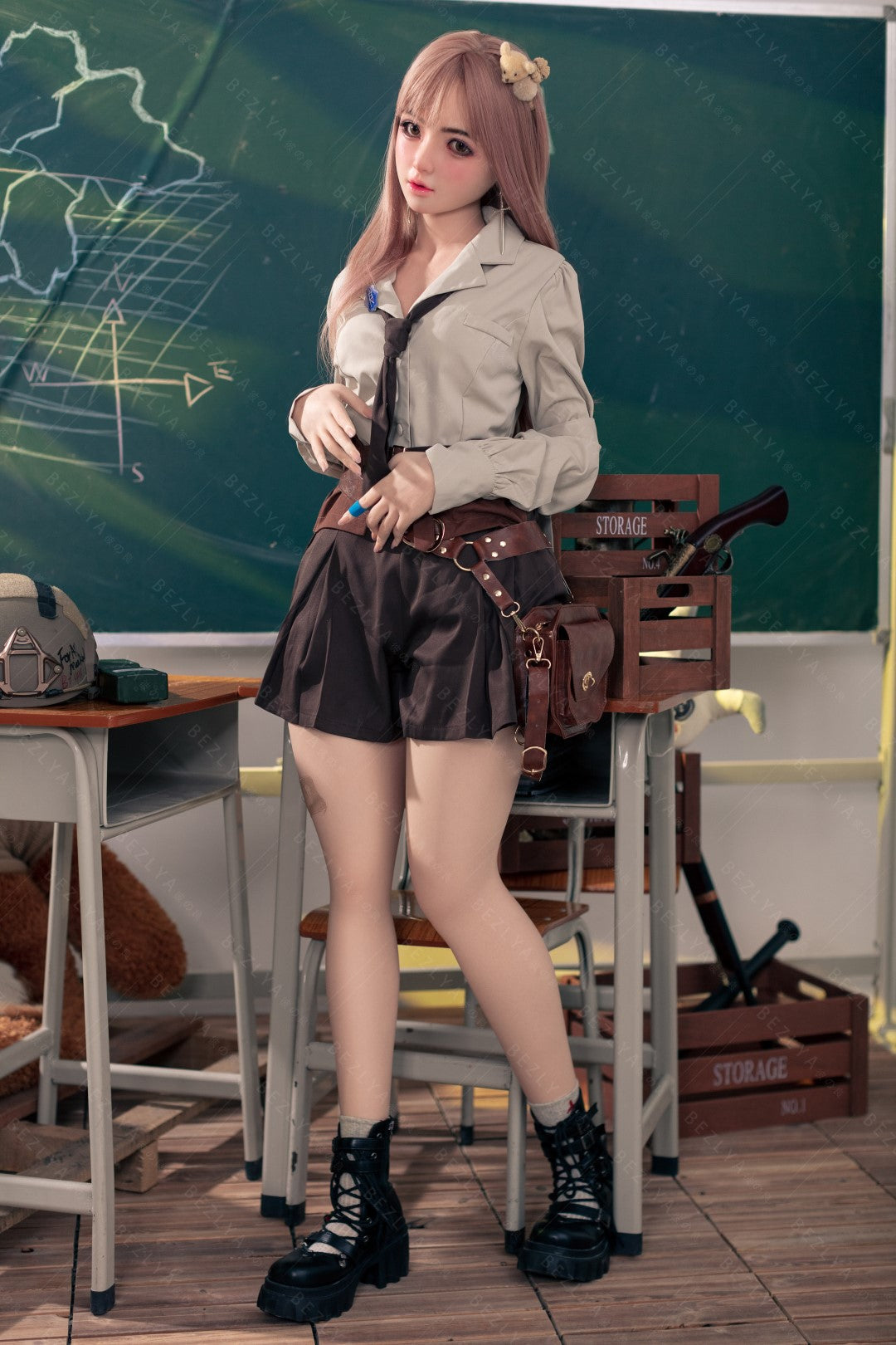 Bambola del sesso Convallaria (Bezlya Doll 155 cm Coppa B 2.1 Silicone)