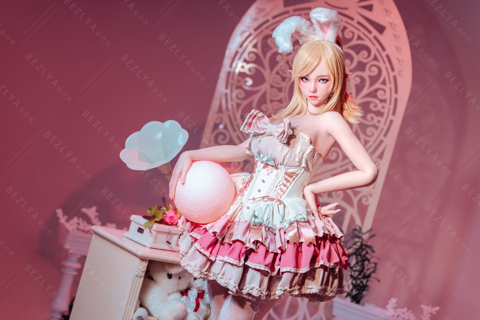 Calla bambola del sesso (Bezlya Doll 155 cm Coppa E 2.2CF Silicone)