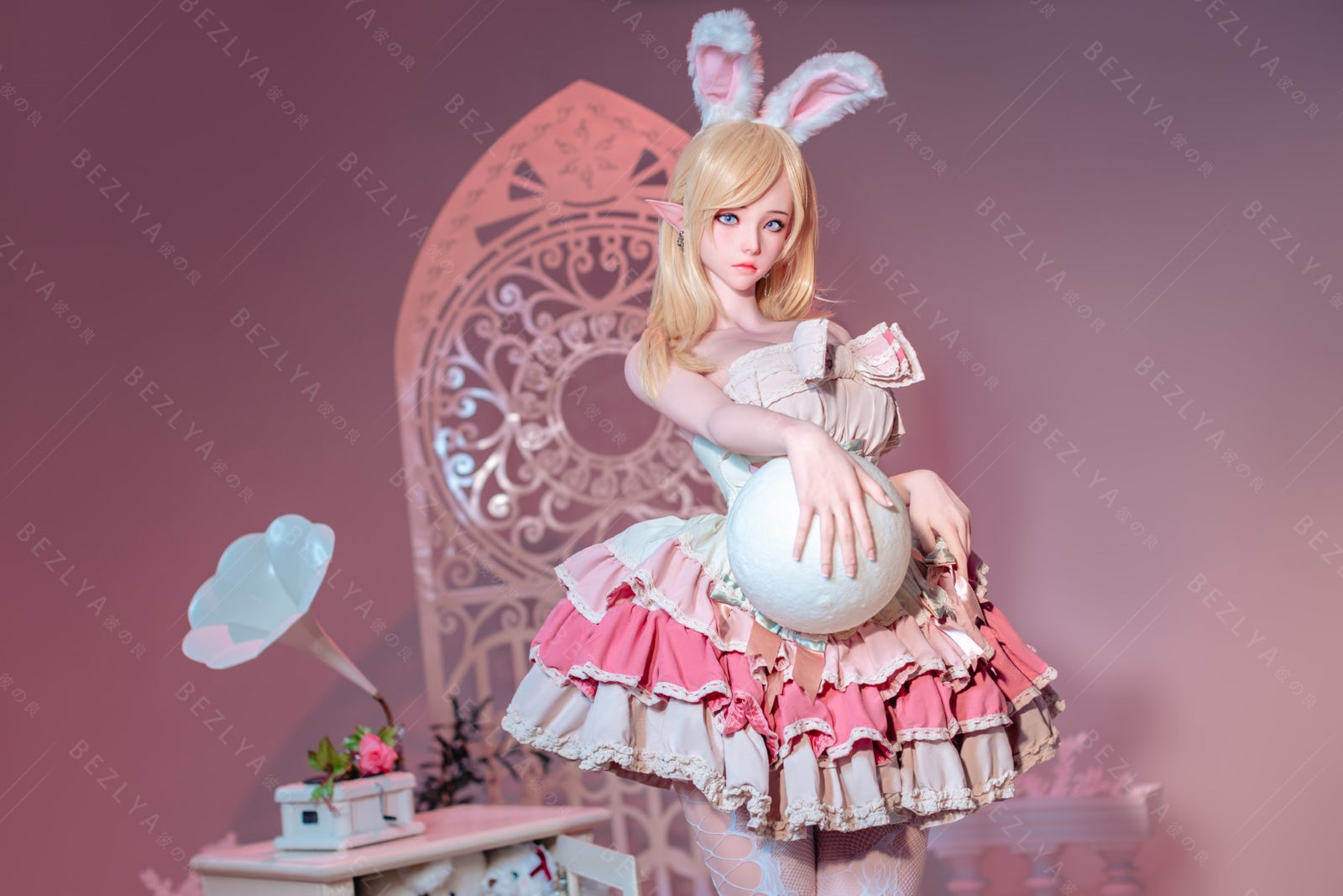 Calla bambola del sesso (Bezlya Doll 155 cm Coppa E 2.2CF Silicone)