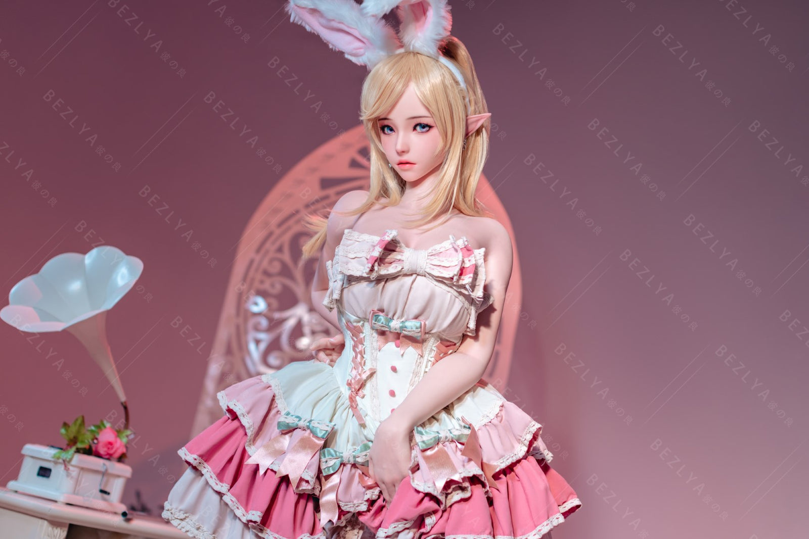 Calla bambola del sesso (Bezlya Doll 155 cm Coppa E 2.2CF Silicone)