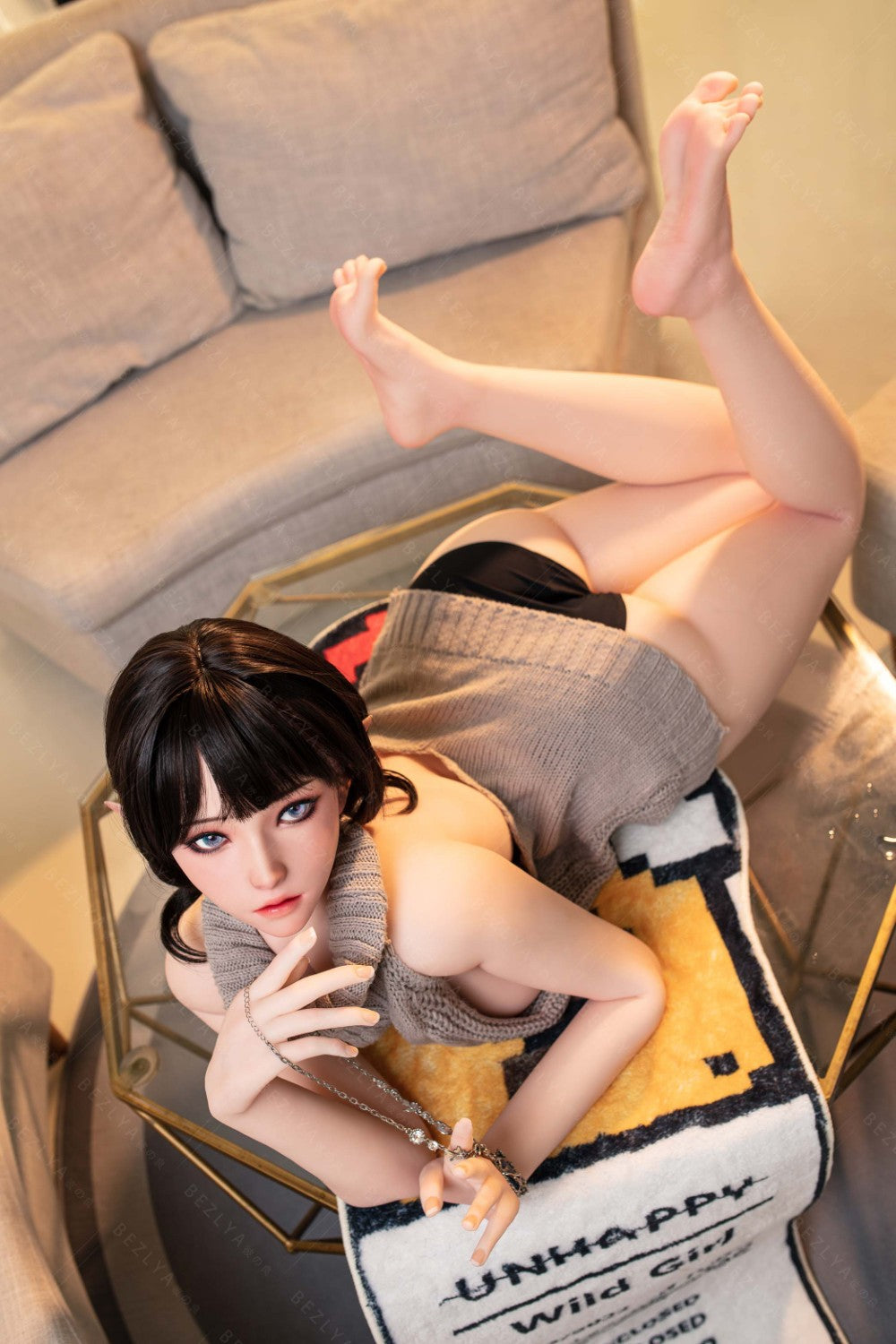 Calla poupée sexuelle (Bezlya Doll Bonnet F 155 cm 2.0 TPE+Silicone)