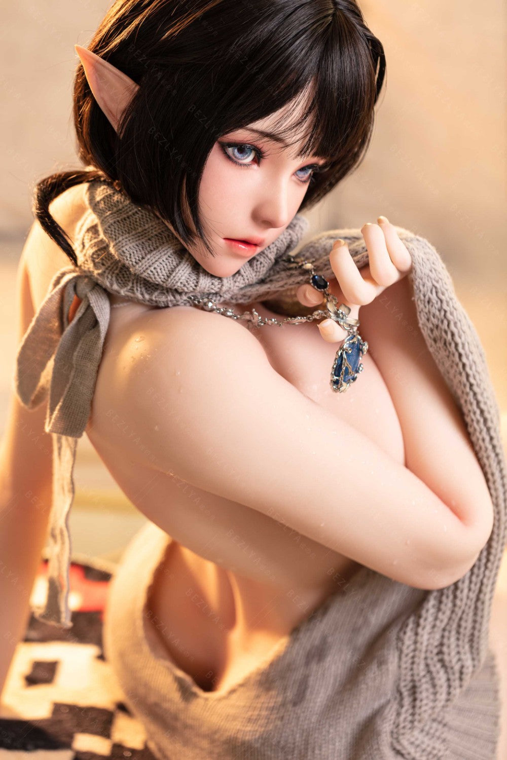 Calla poupée sexuelle (Bezlya Doll Bonnet F 155 cm 2.0 TPE+Silicone)