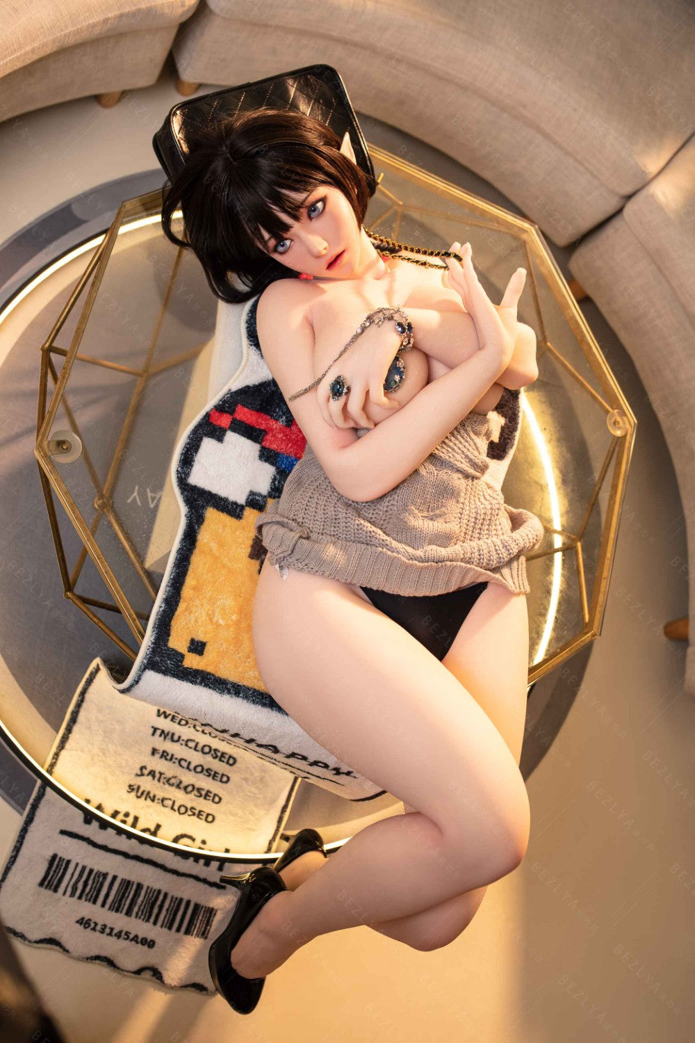 Calla poupée sexuelle (Bezlya Doll Bonnet F 155 cm 2.0 TPE+Silicone)