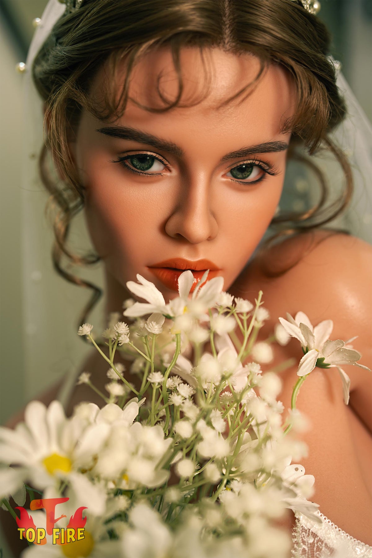 Casey bambola del sesso (Top Fire Doll 158 cm Coppa D T41 Silicone)