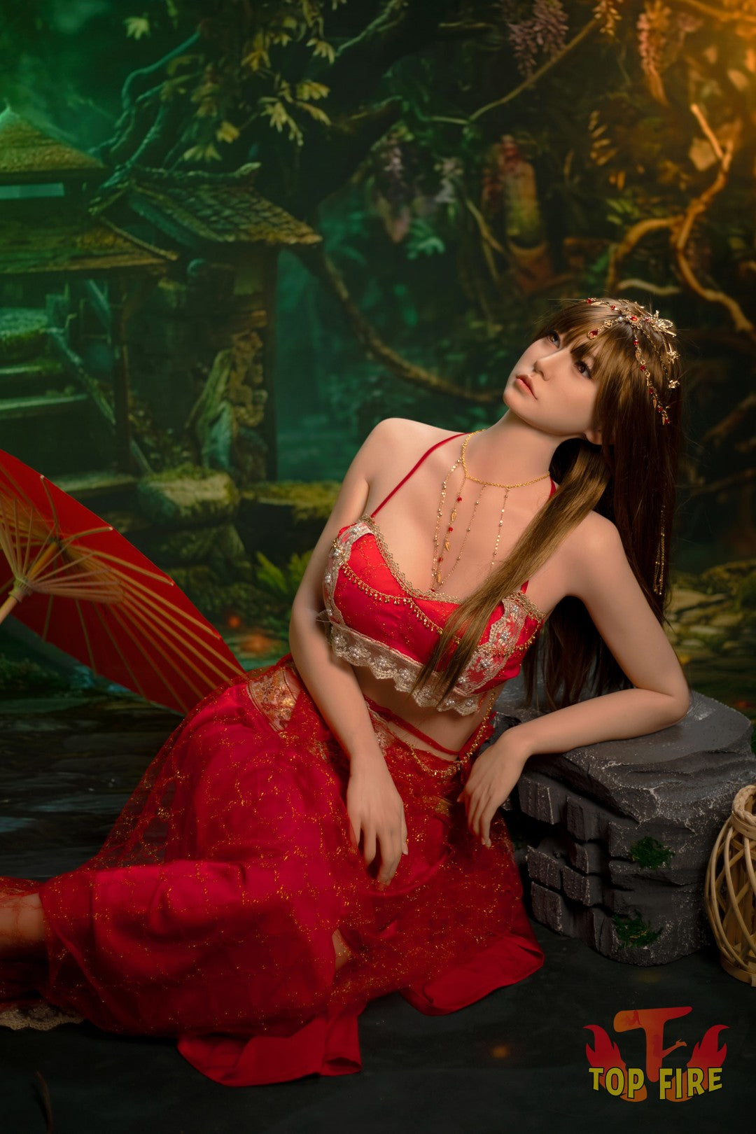 Jing poupée sexuelle (Top Fire Doll 170 cm E-cup T65 Silicone)