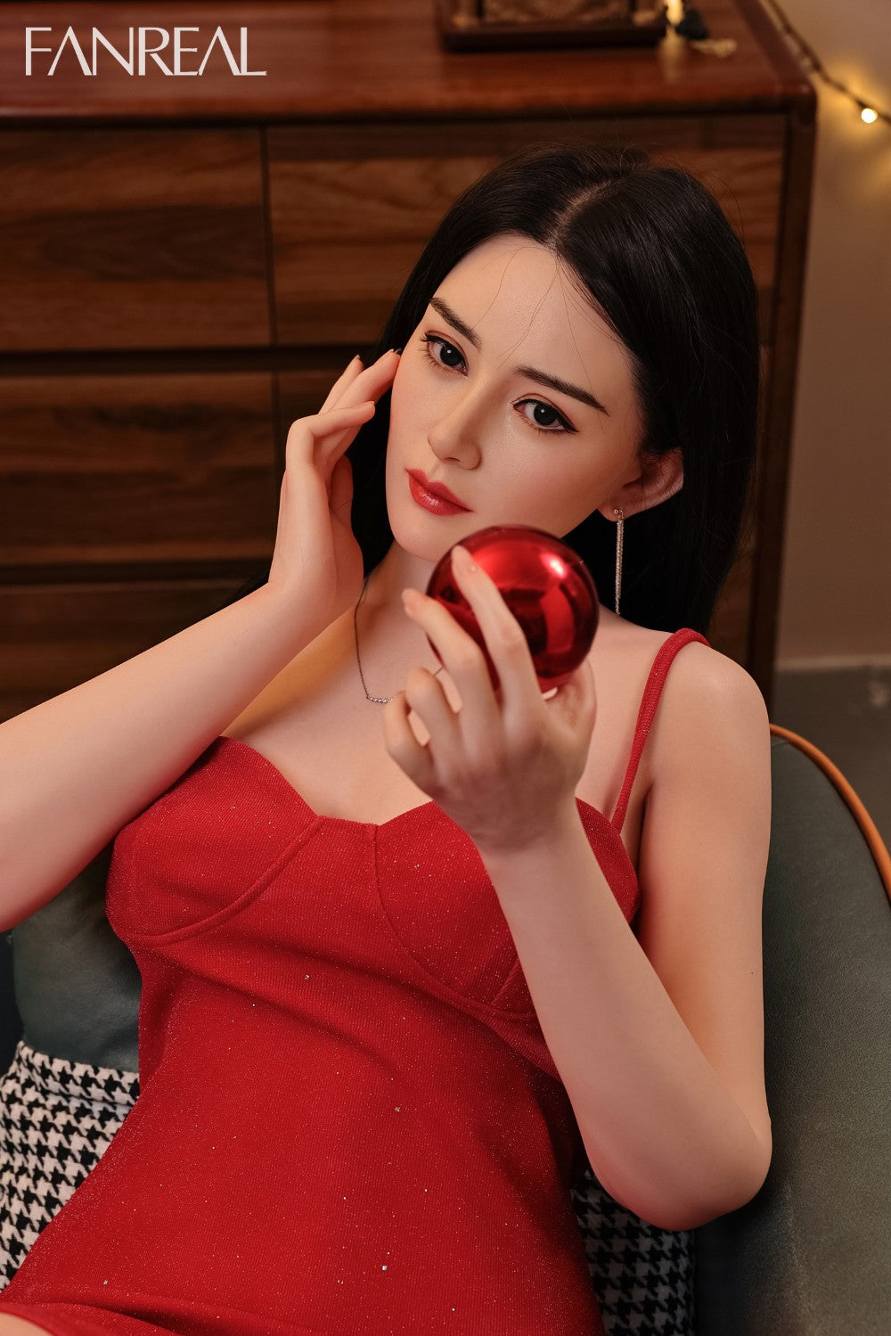 Bambola di sesso di Ling (FanReal Doll Silicone D-Cup da 170 cm)