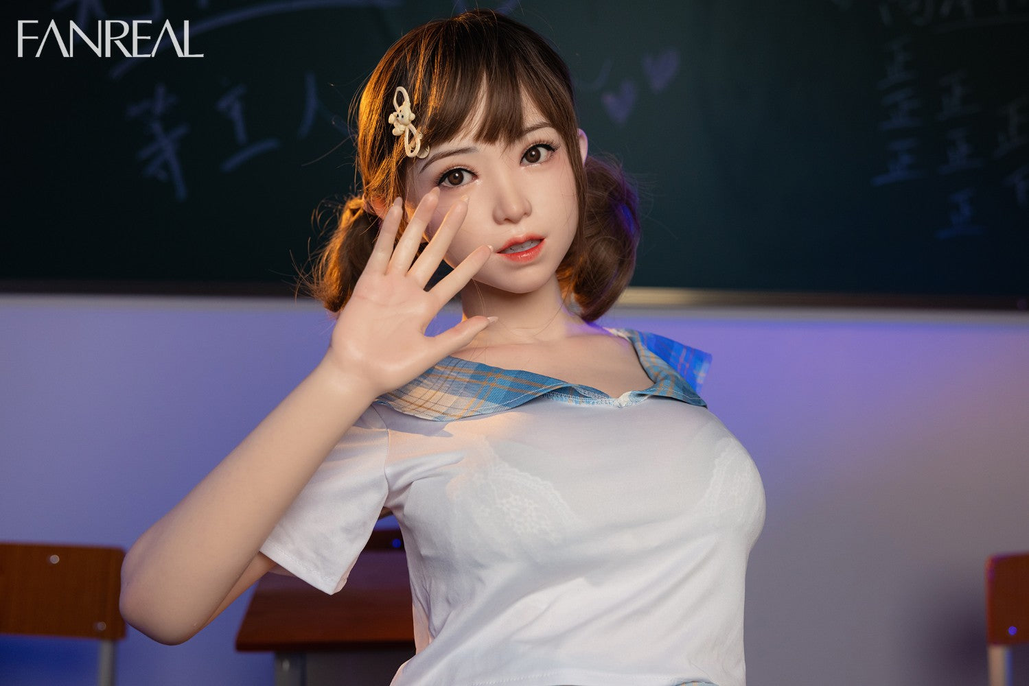 MO bambola sessuale (FanReal Doll Silicone F-Cup da 155 cm)