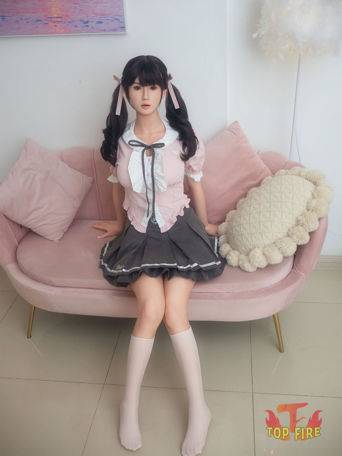 Bambola del sesso Esther (Top Fire Doll 158 cm Coppa D T29 Silicone)