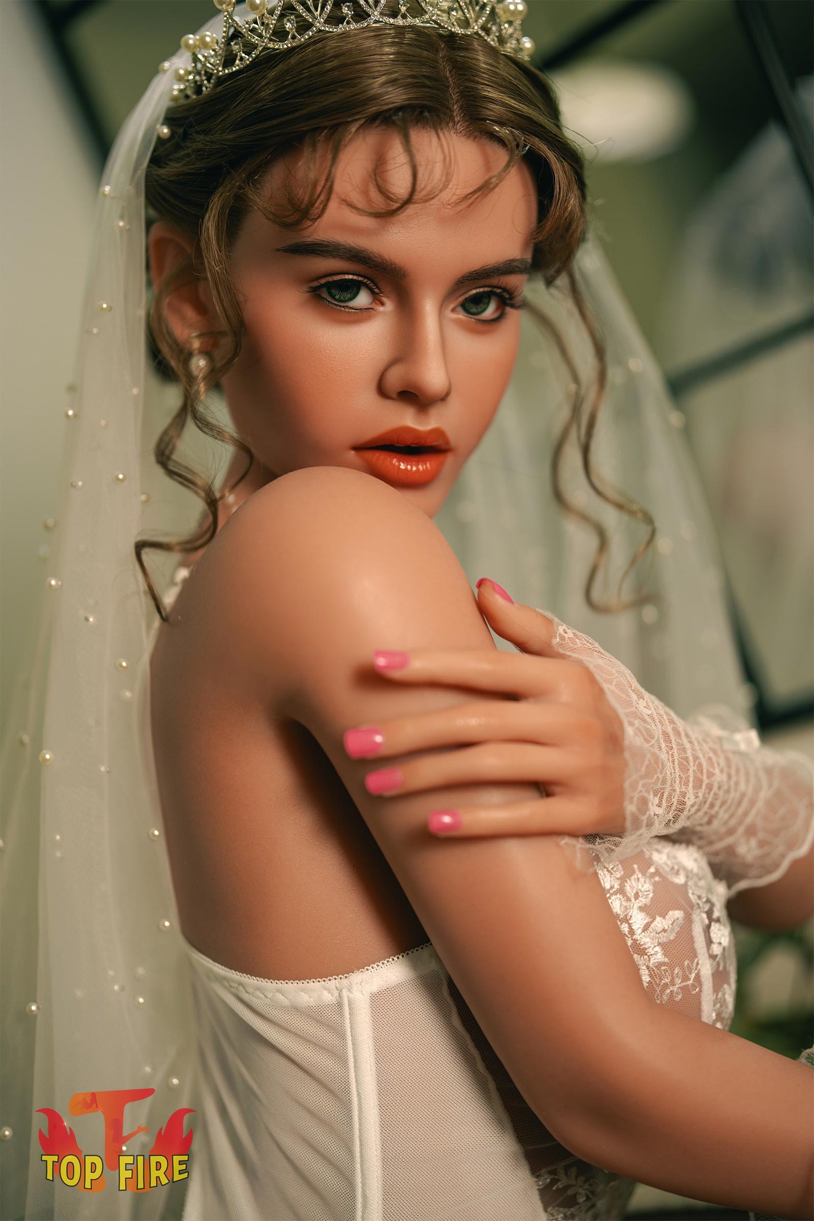 Casey bambola del sesso (Top Fire Doll 158 cm Coppa D T41 Silicone)