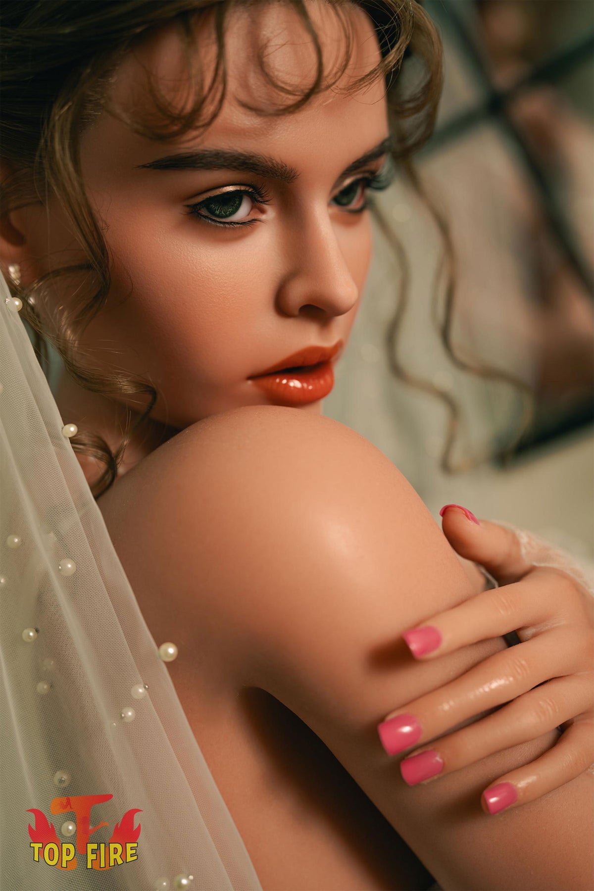 Casey bambola del sesso (Top Fire Doll 158 cm Coppa D T41 Silicone)