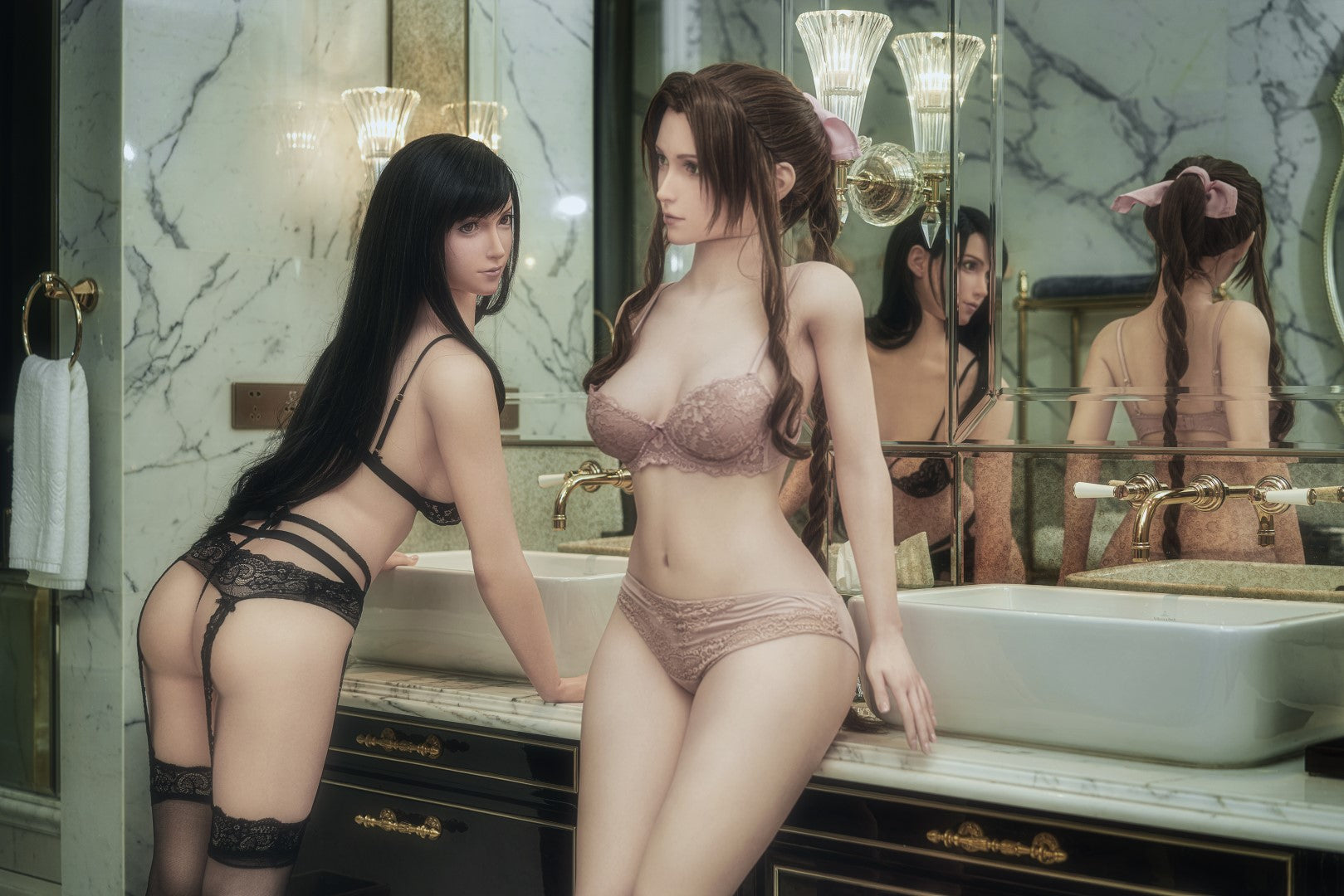 Aerith sexpuppe (Game Lady 167 cm d-cup Nr. 04 Silikon)