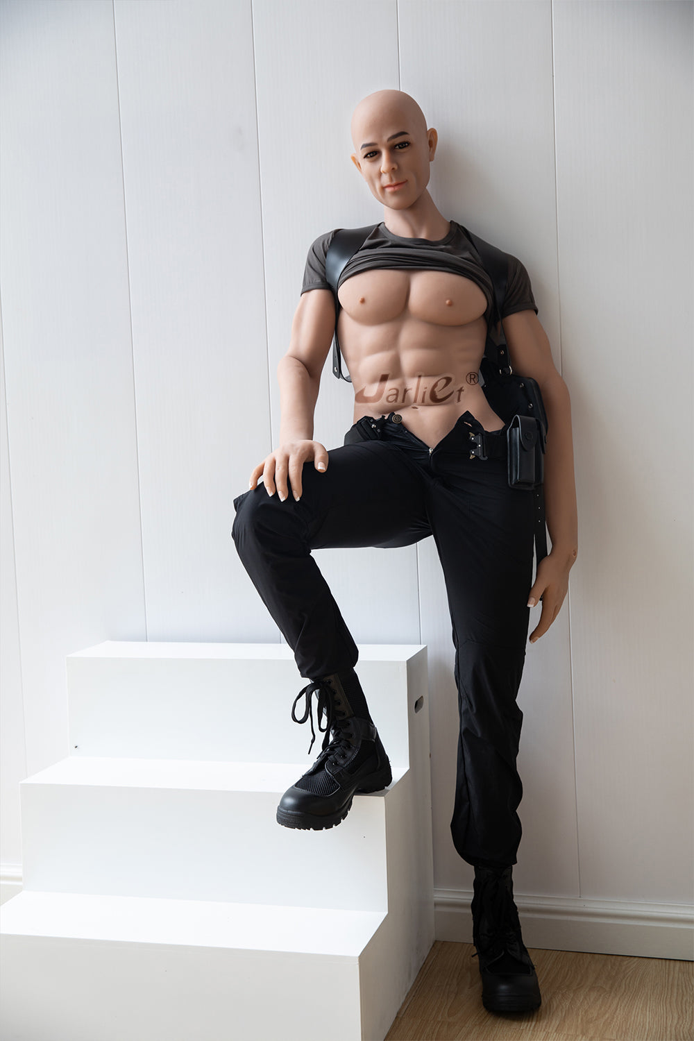 Bambola sesso maschile opaco-170 cm bambola TPE realistica con corpo muscolare