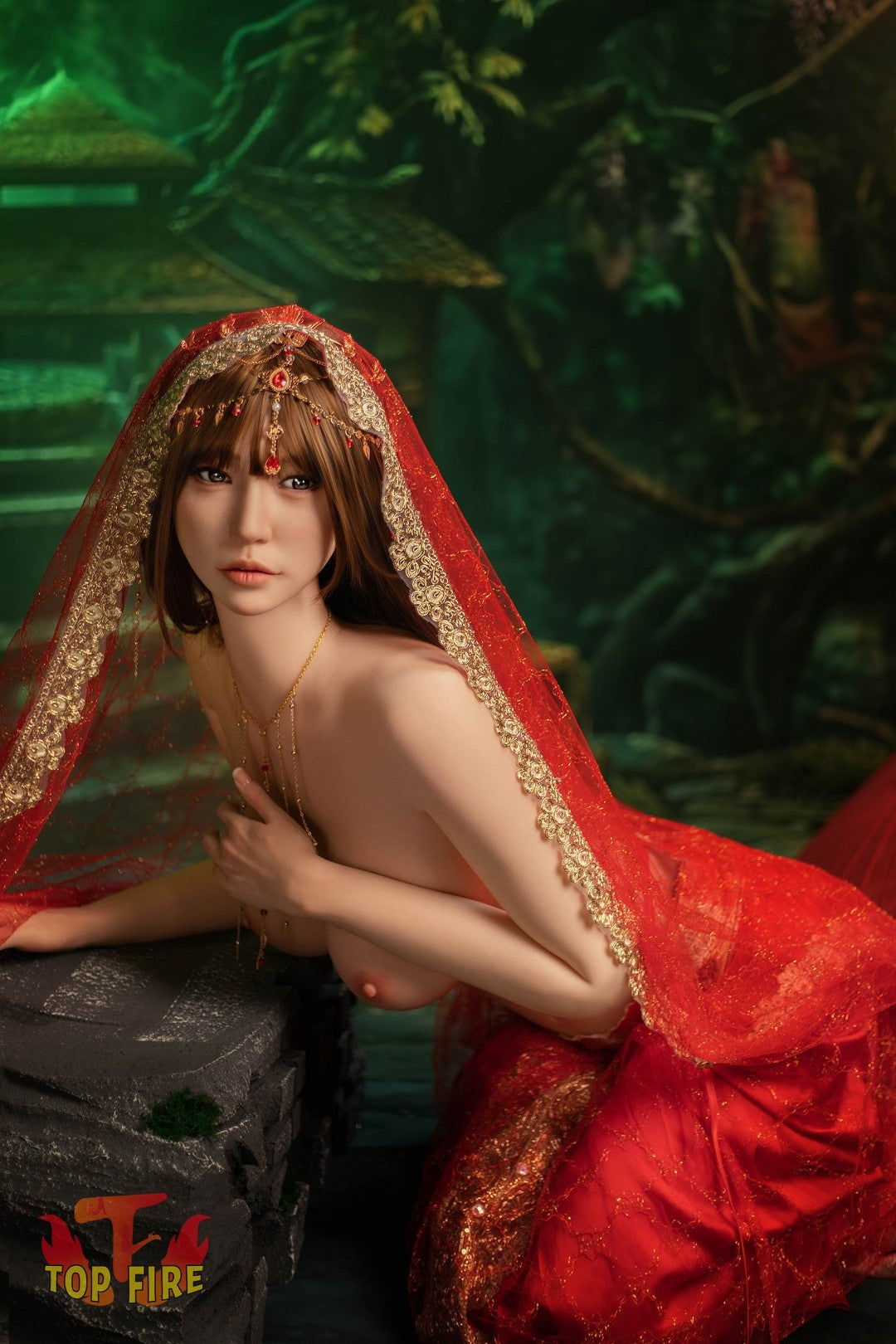 Jing poupée sexuelle (Top Fire Doll 170 cm E-cup T65 Silicone)