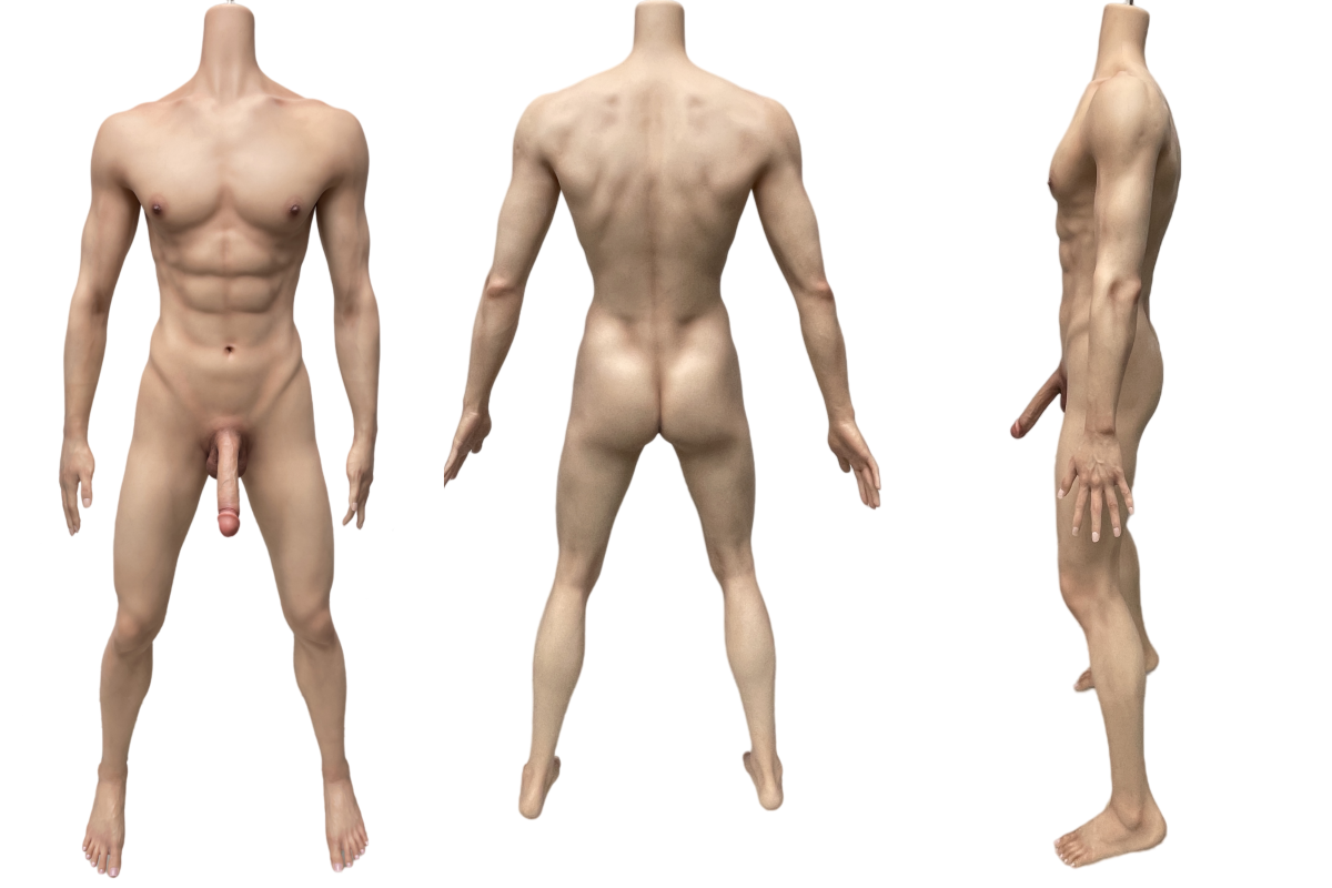 Bambola del sesso maschile Gavin (Jiusheng 180 cm #2M Silicone)