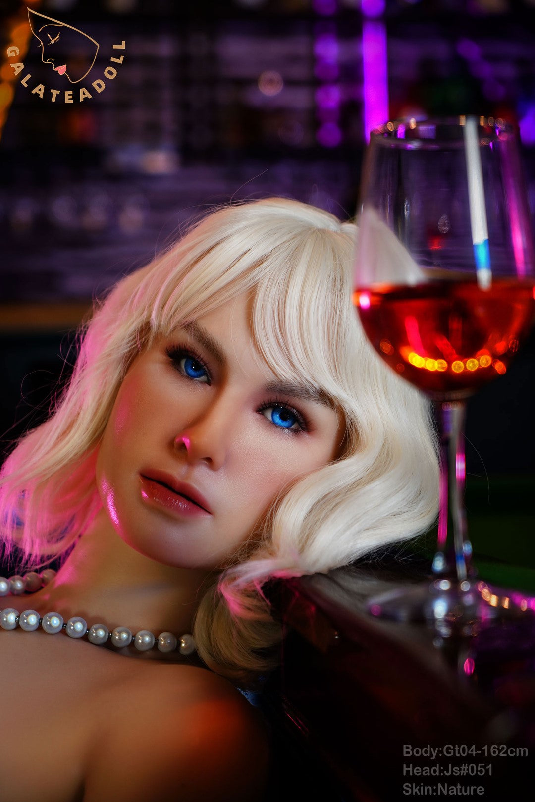 Krystal bambola del sesso (Galatea Doll Coppa C da 162 cm n. 051 in silicone)