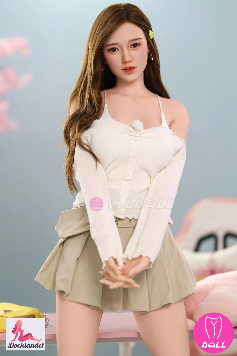 Long Li poupée sexuelle (YJL Doll Bonnet D 170 cm #807 TPE+Silicone)