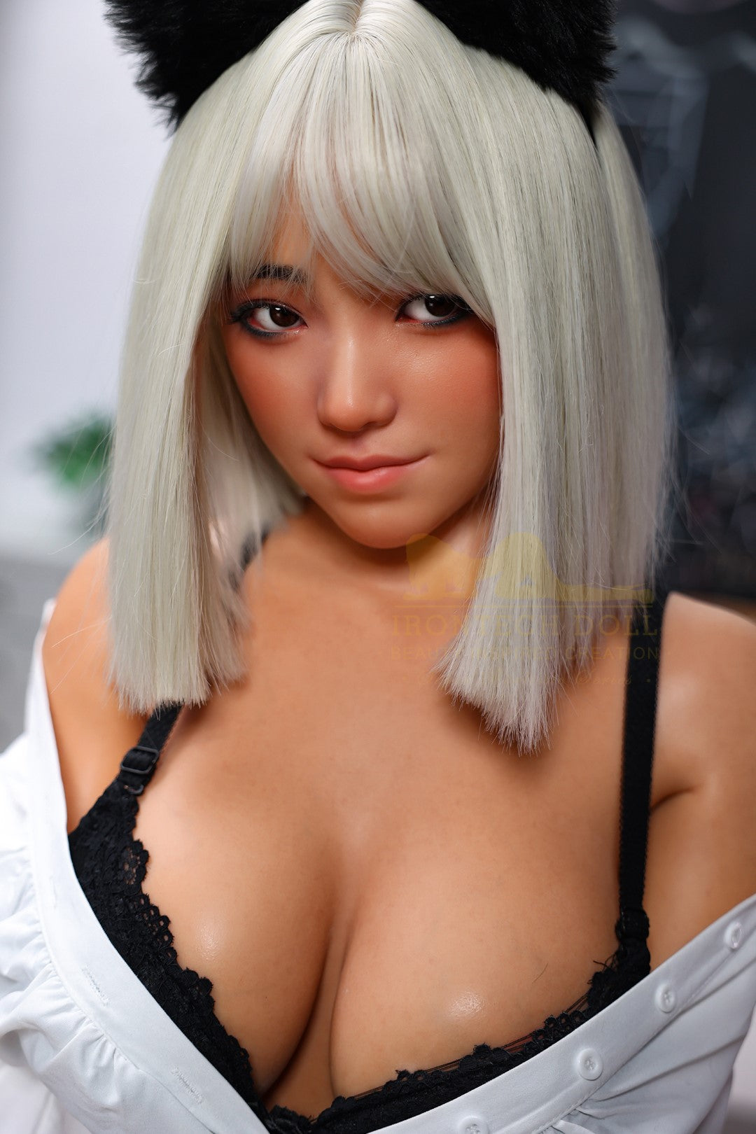 Sylvia bambola del sesso (Irontech Doll 167 cm Coppa E S43 Silicone)
