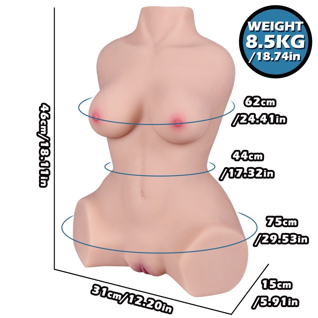 Torso sinuoso (EL-Doll TPE coppa C da 46 cm) EXPRESS