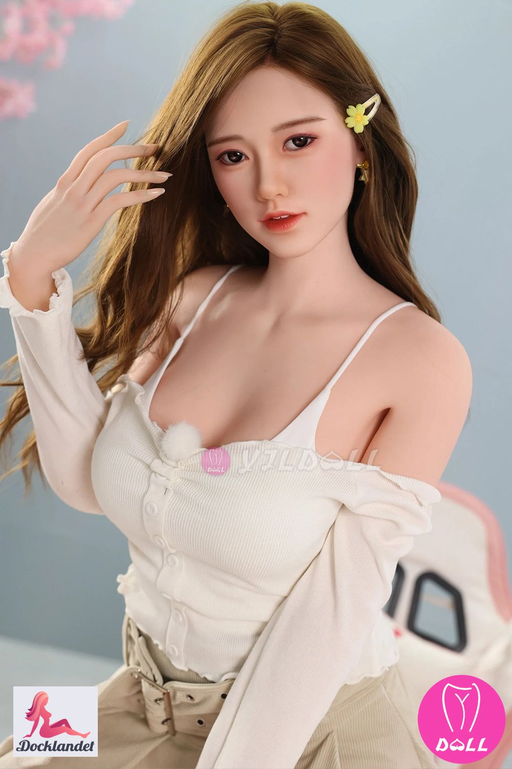 Long Li poupée sexuelle (YJL Doll Bonnet D 170 cm #807 TPE+Silicone)