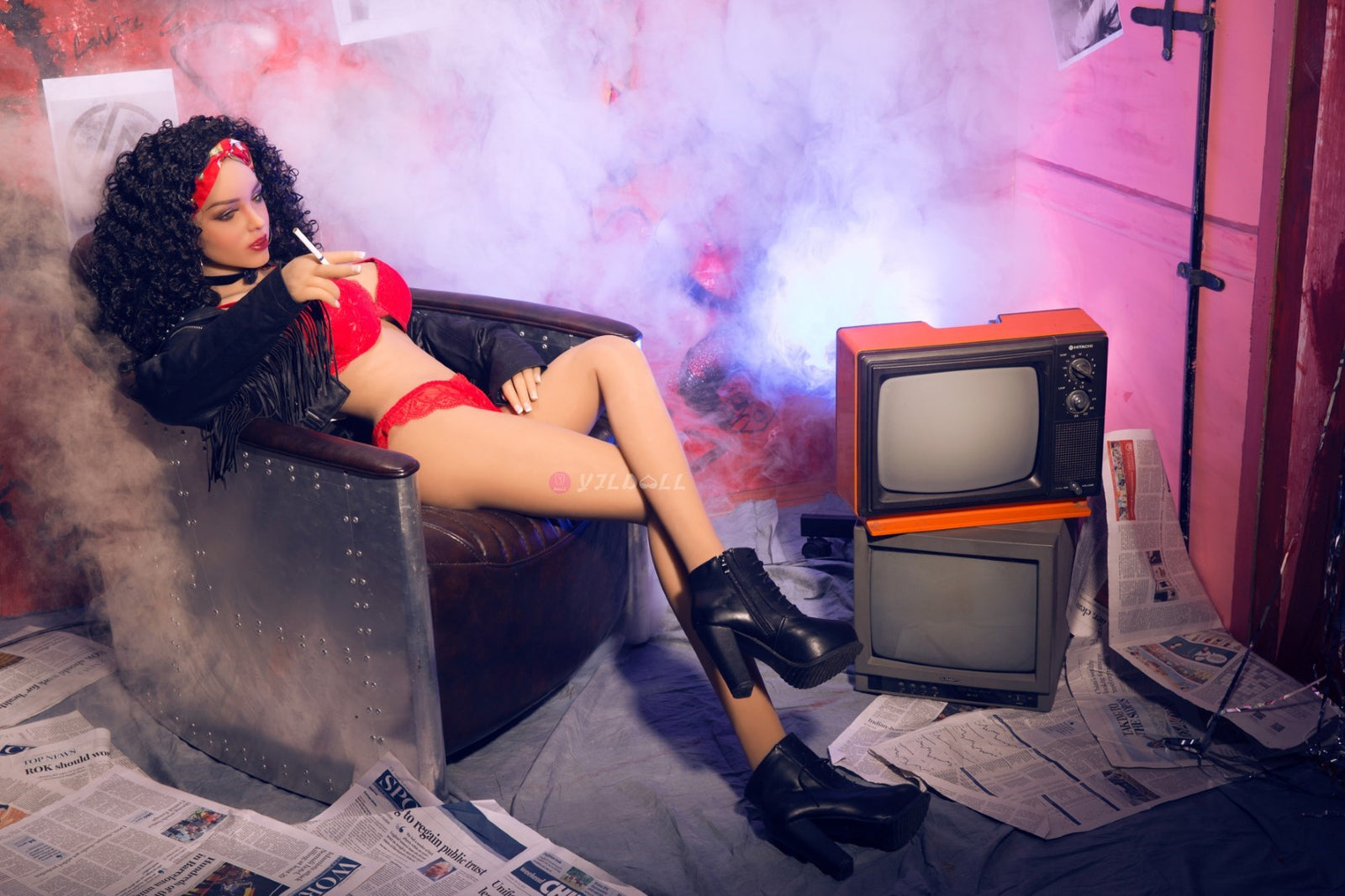 Emily bambola del sesso (YJL Doll Coppa C da 155 cm n. 868 TPE)