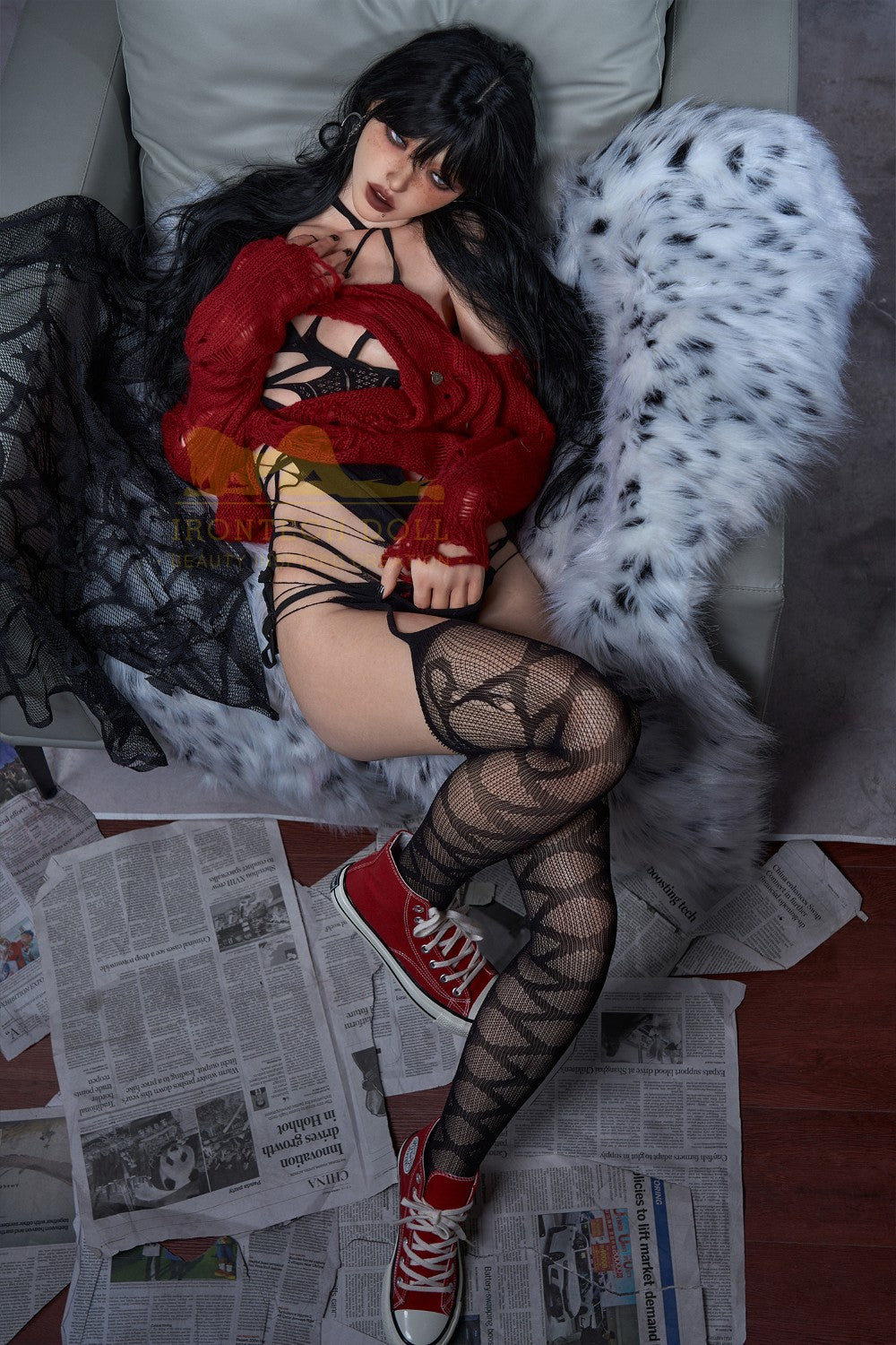 Vanessa bambola del sesso (Irontech Doll 161 cm Coppa B B2 Silicone)