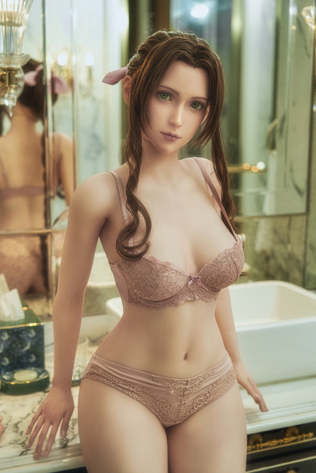 Aerith sexpuppe (Game Lady 167 cm d-cup Nr. 04 Silikon)