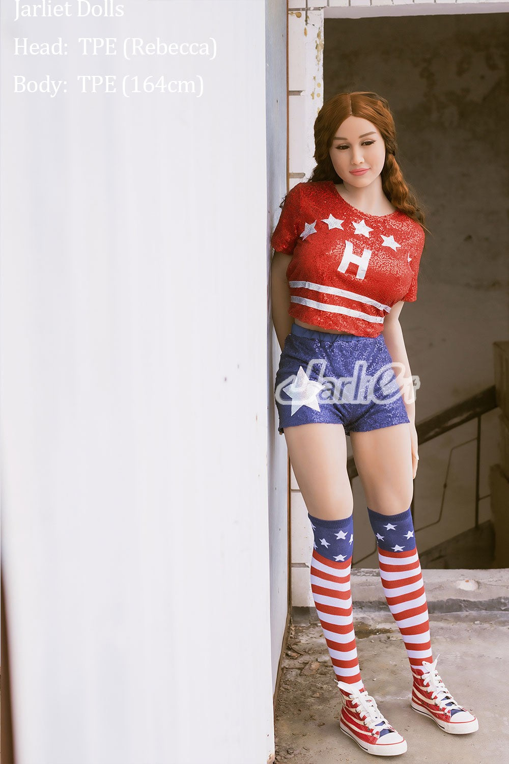 Rebecca bambola del sesso (Jarliet 164 cm Coppa E TPE)