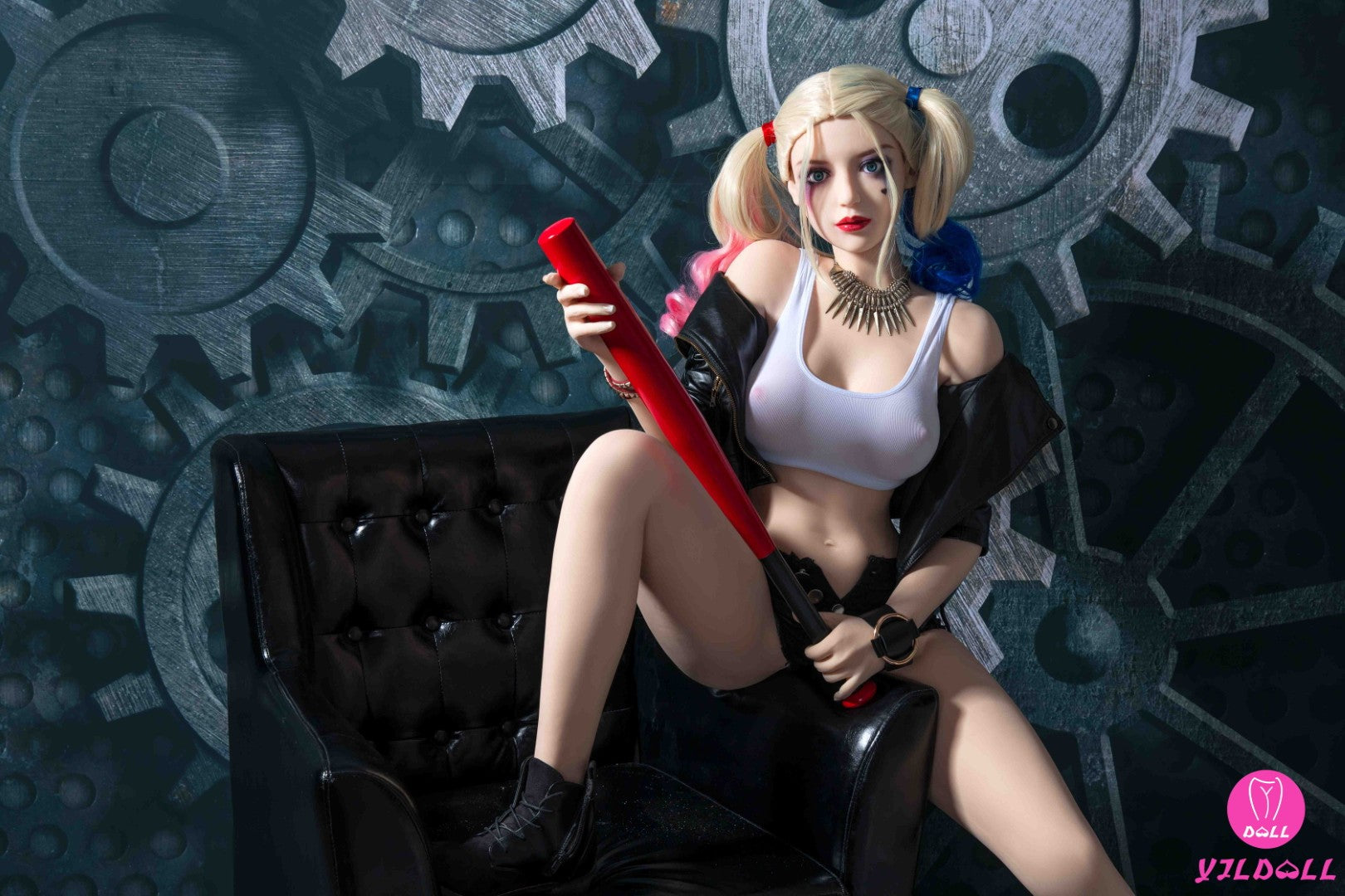 Bambola del sesso di Harley Quinn (YJL Doll Coppa C da 168 cm n. 31 TPE)