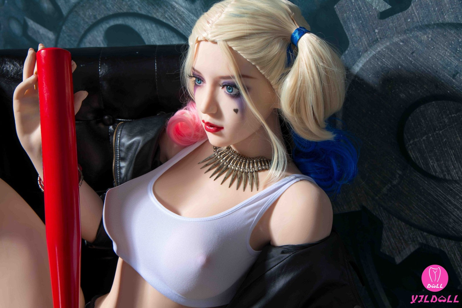 Bambola del sesso di Harley Quinn (YJL Doll Coppa C da 168 cm n. 31 TPE)