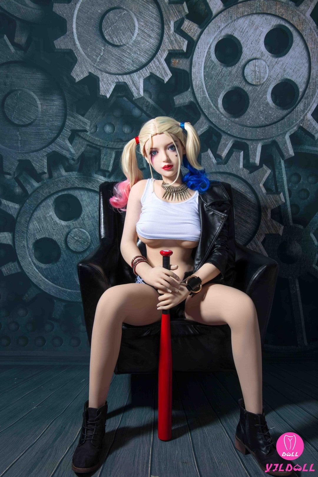 Bambola del sesso di Harley Quinn (YJL Doll Coppa C da 168 cm n. 31 TPE)