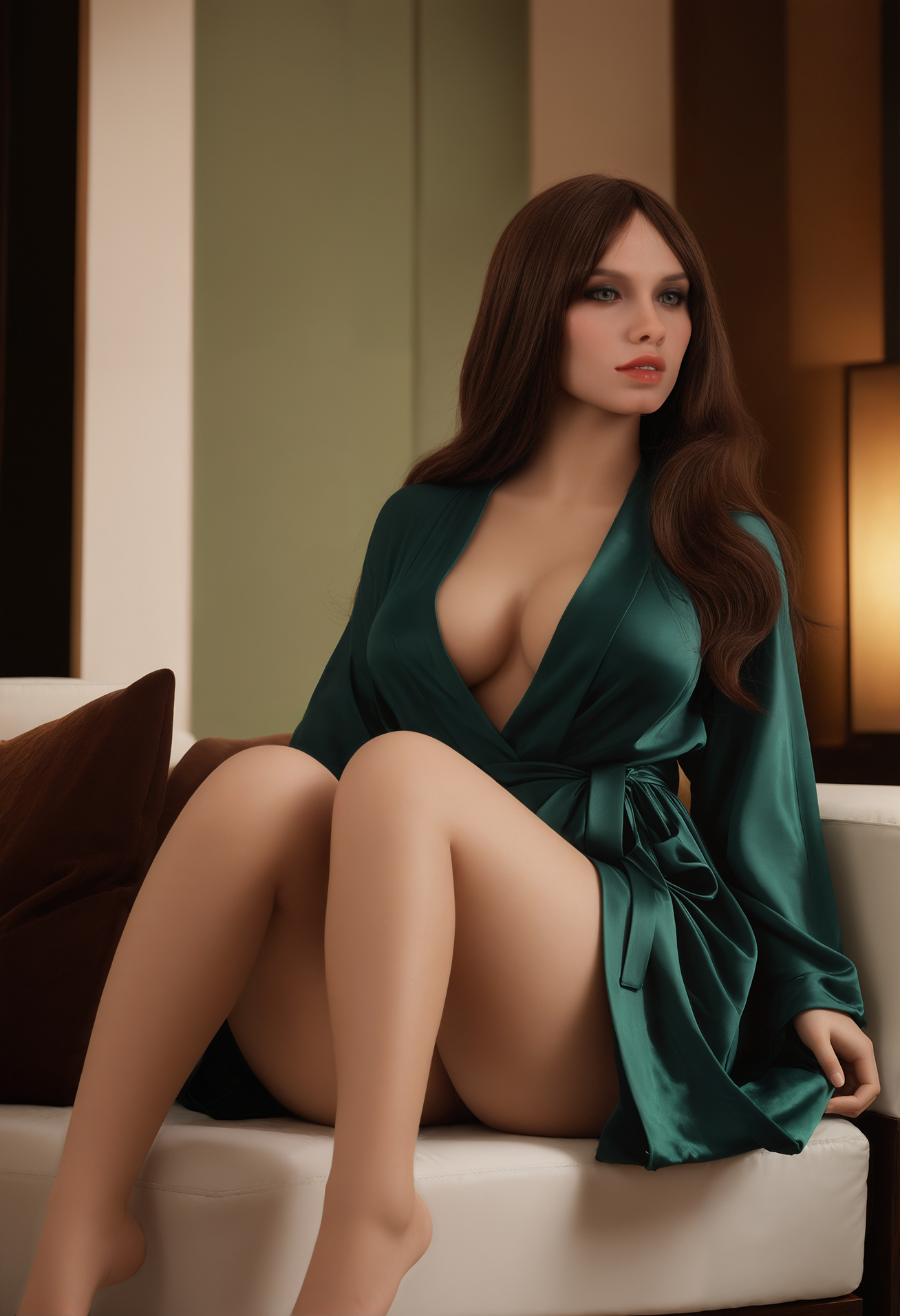 celle de Jeanne poupée sexuelle (Aibei Doll 151 cm F-Cup #AB6 TPE+Silicone)