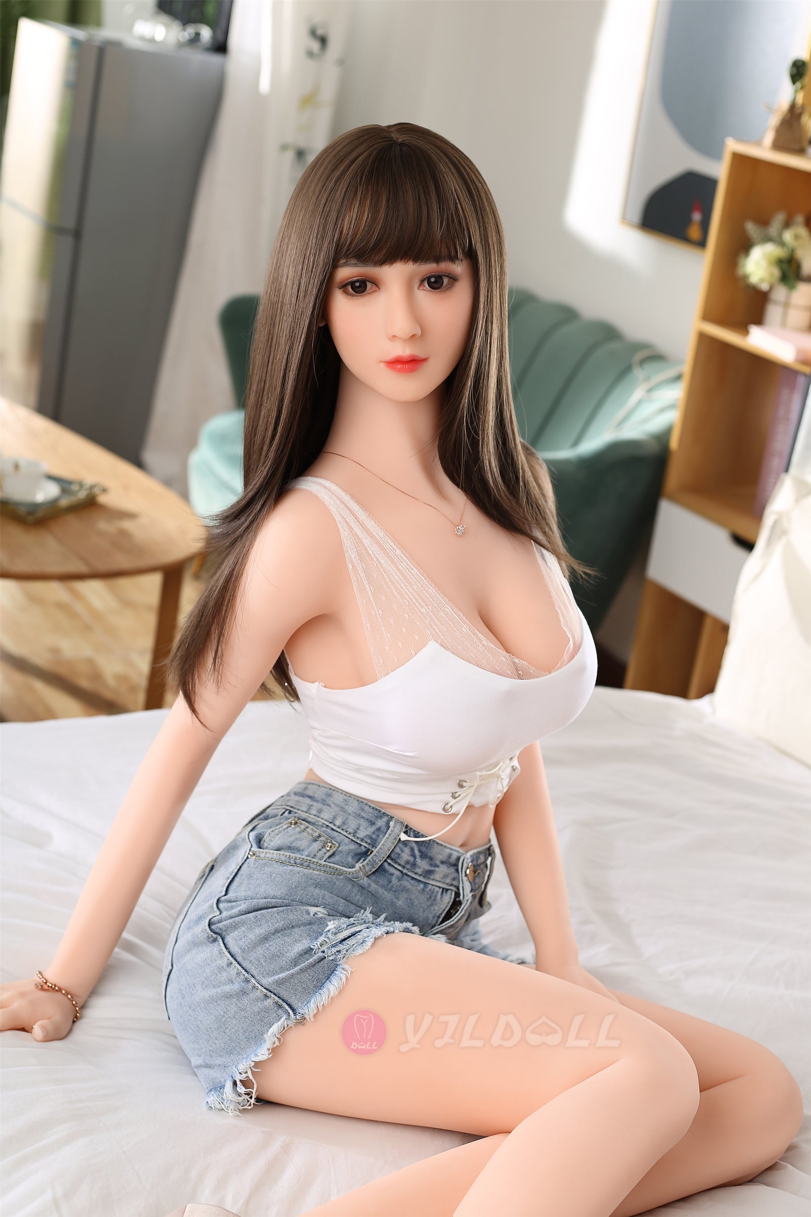 Wu Lan poupée sexuelle (YJL Doll Bonnet D 170 cm #805 TPE+Silicone)