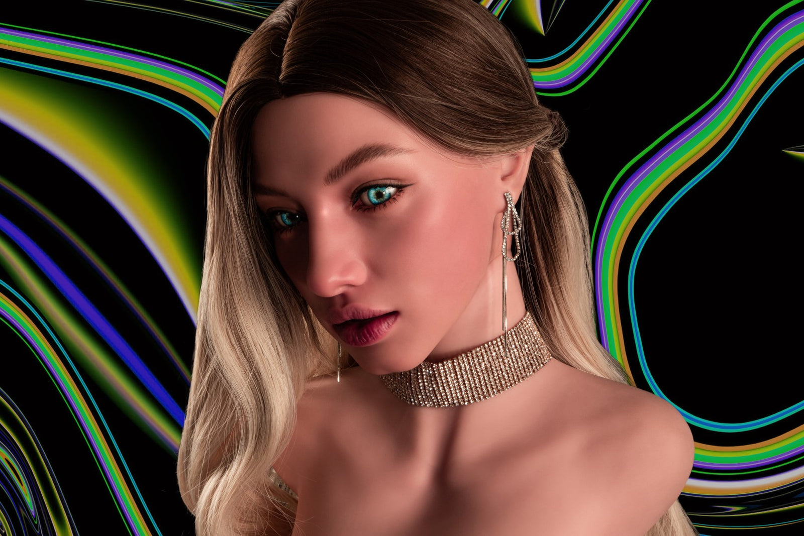 Sola Torso bambola del sesso (Climax Doll Pro 110 cm Coppa L TPE+Silicone)