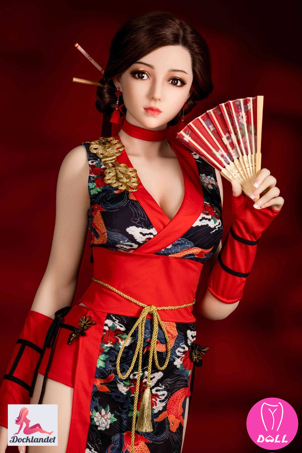 Jolène poupée sexuelle (YJL Doll Bonnet D 165 cm #439 TPE+Silicone)