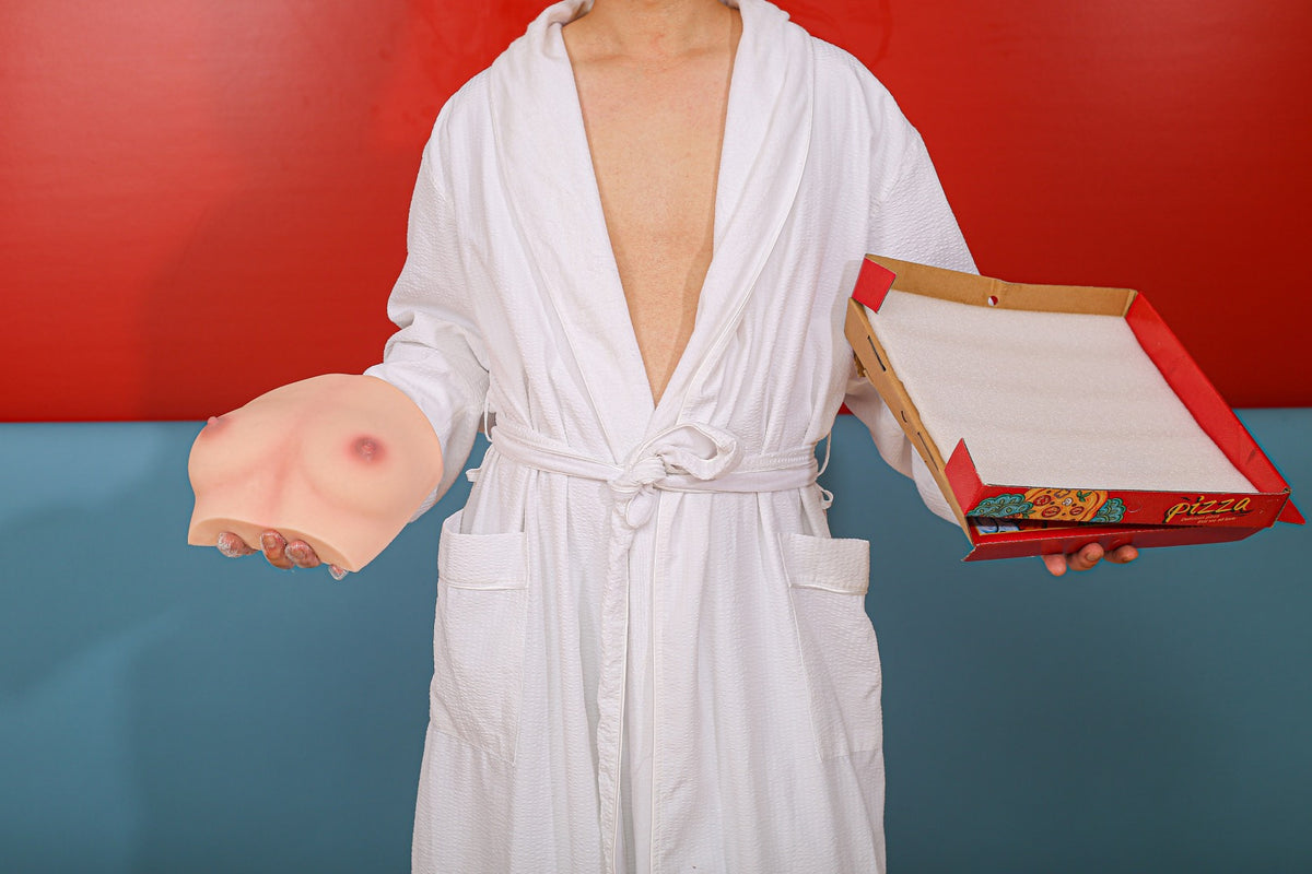 Poitrine (S) Torse poupée sexuelle (Climax Doll Pro A tasse Silicone)