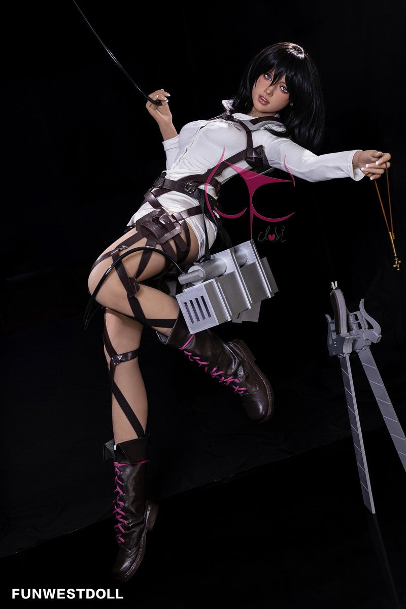 Mikasa Chloé poupée sexuelle (FunWest Doll 159 cm (bonnet A #035 TPE)