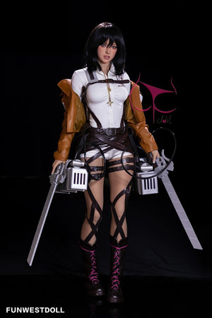 Mikasa Chloe sexpuppe (FunWest Doll 159 cm a-cup #035 tpe)