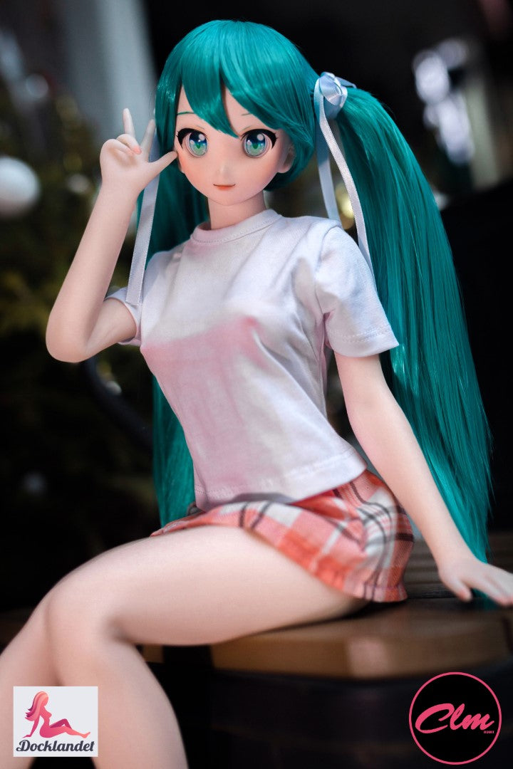 Miku Sex Doll (Climax Doll Mini silicone B-Cup) da 60 cm)