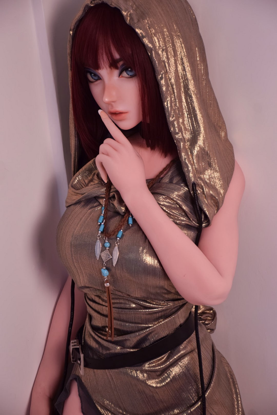 Camille Baker bambola del sesso (Elsa Babe 148 cm DHR011 Silicone)