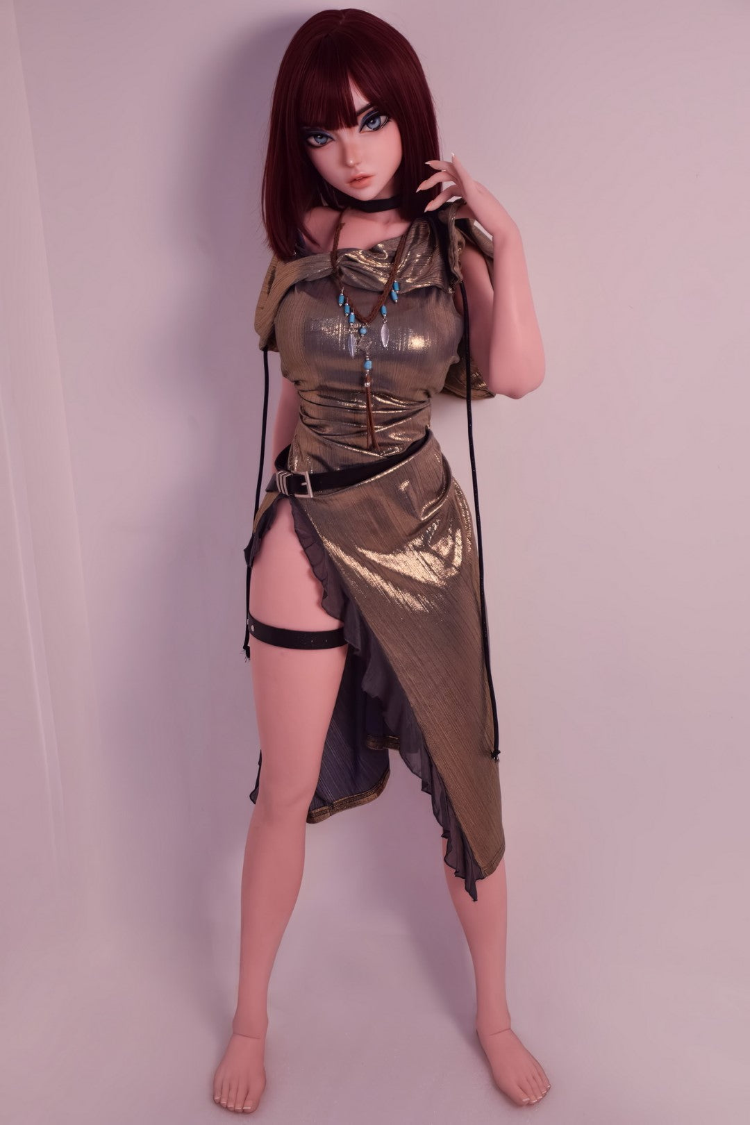 Camille Baker bambola del sesso (Elsa Babe 148 cm DHR011 Silicone)