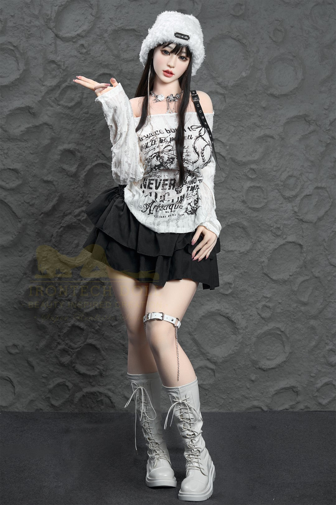 Yuna bambola del sesso (Irontech Doll Coppa F da 165 cm T1-1 in silicone)