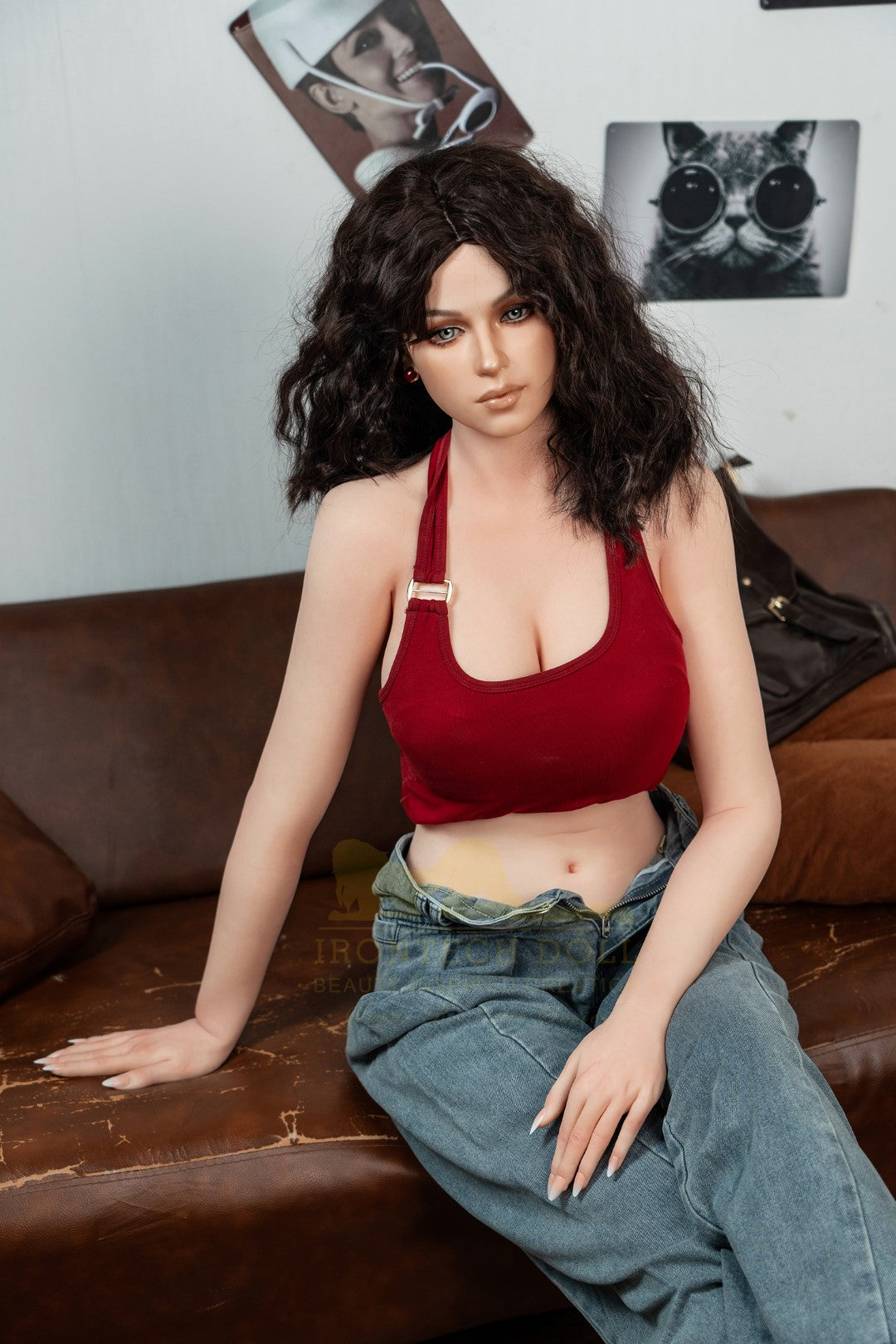 Flora bambola del sesso (Irontech Doll 166 cm Coppa C S38 Silicone)