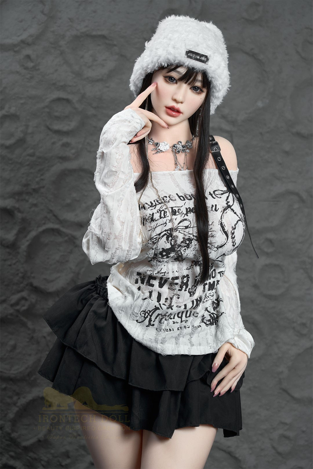 Yuna bambola del sesso (Irontech Doll Coppa F da 165 cm T1-1 in silicone)