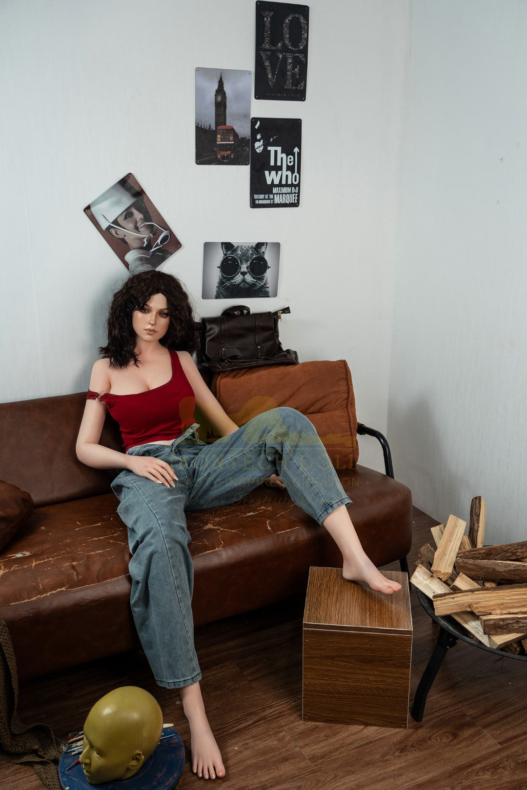 Flora bambola del sesso (Irontech Doll 166 cm Coppa C S38 Silicone)