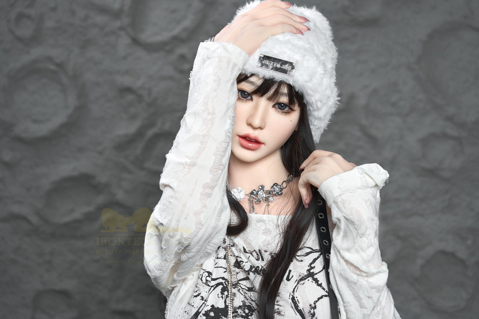 Yuna bambola del sesso (Irontech Doll Coppa F da 165 cm T1-1 in silicone)