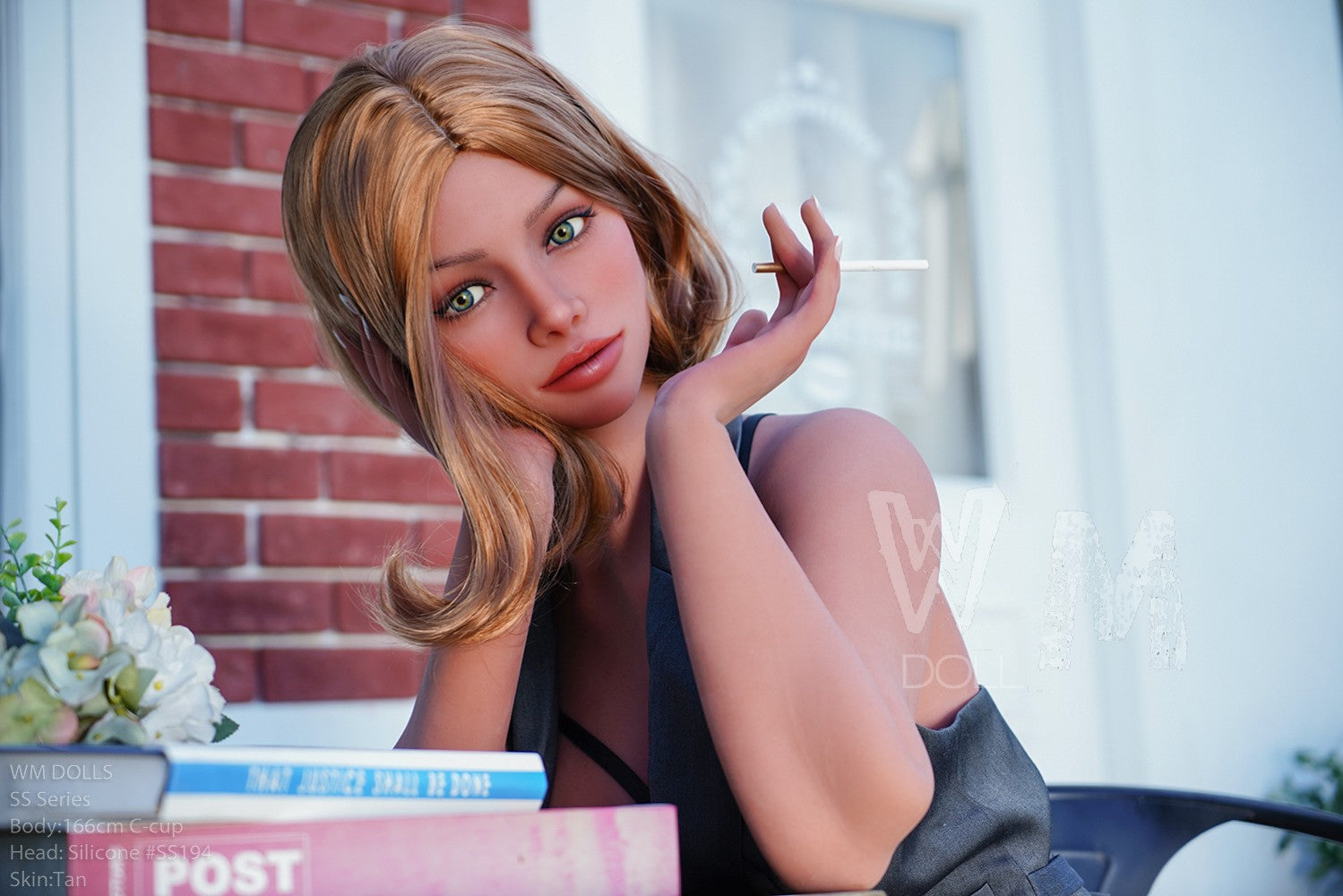 Annie poupée sexuelle (WM-Doll 166cm c-cup # ss194 tPE + silicone)