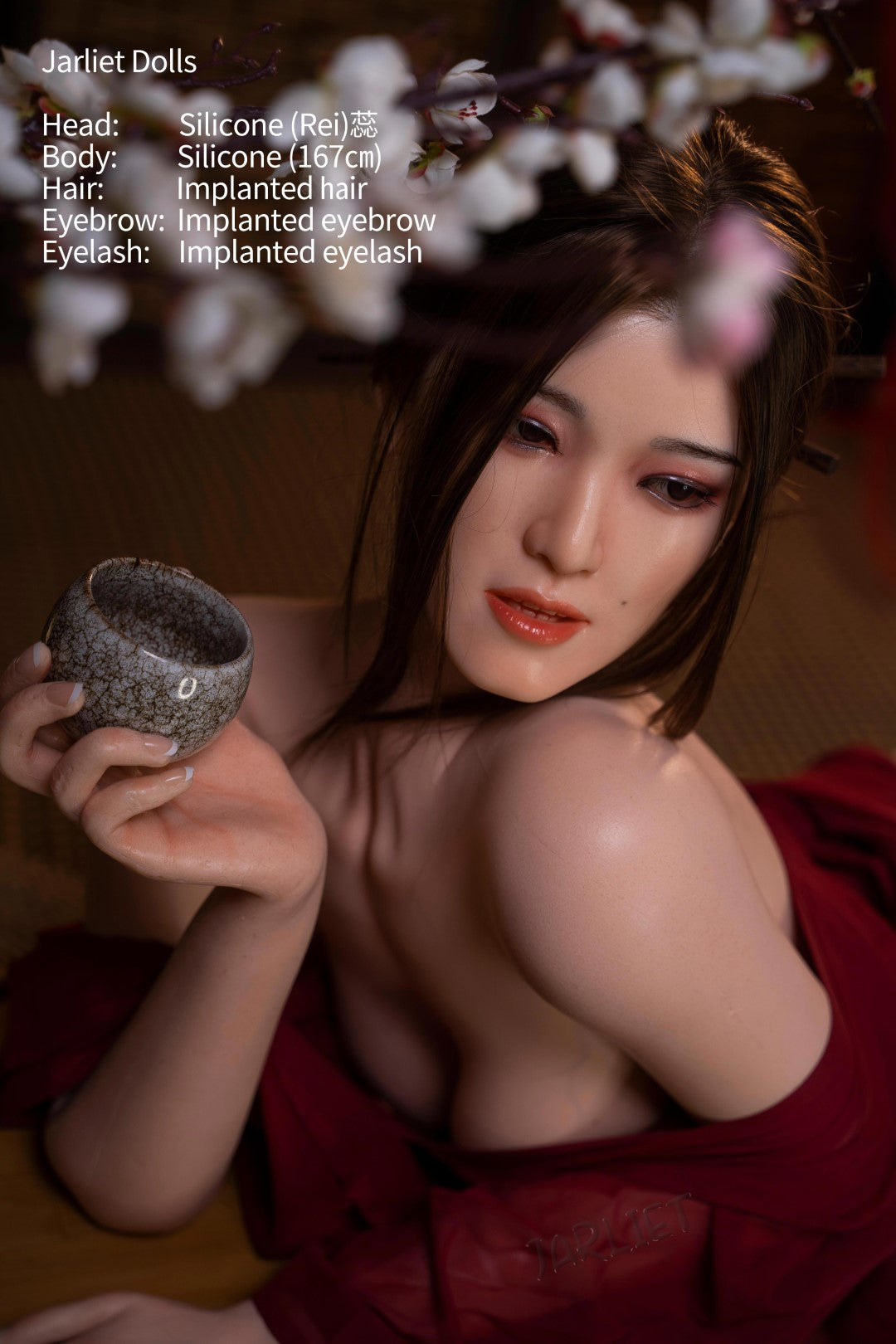 Rei bambola del sesso (Jarliet 167 cm Coppa B in silicone)
